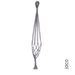 Makramee Stone 95 cm in der farbe grau