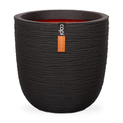 Capi Riffel Pot 34 x 35 cm in der farbe schwarz